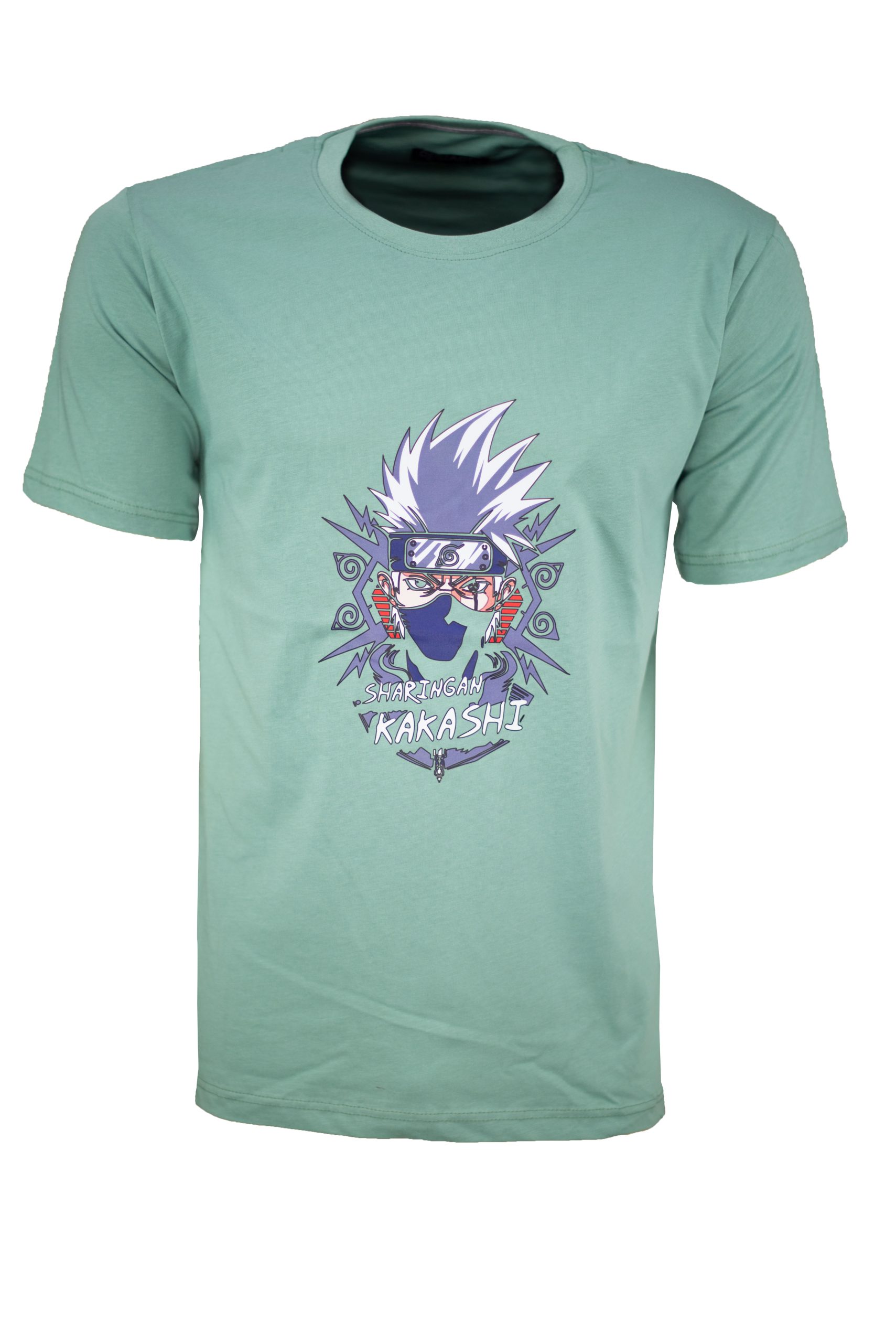 Ανδρικό t-shirt 100% βαμβακερό με anime print regular fit