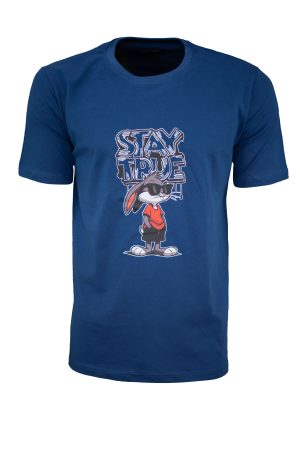 Ανδρικό t-shirt 100% βαμβακερό με anime print regular fit