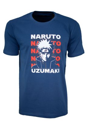 Ανδρικό t-shirt 100% βαμβακερό με anime print regular fit
