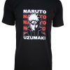 Ανδρικό t-shirt 100% βαμβακερό με anime print regular fit