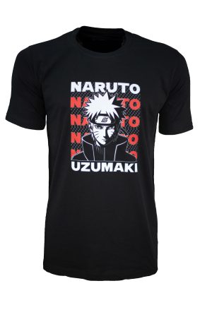 Ανδρικό t-shirt 100% βαμβακερό με anime print regular fit