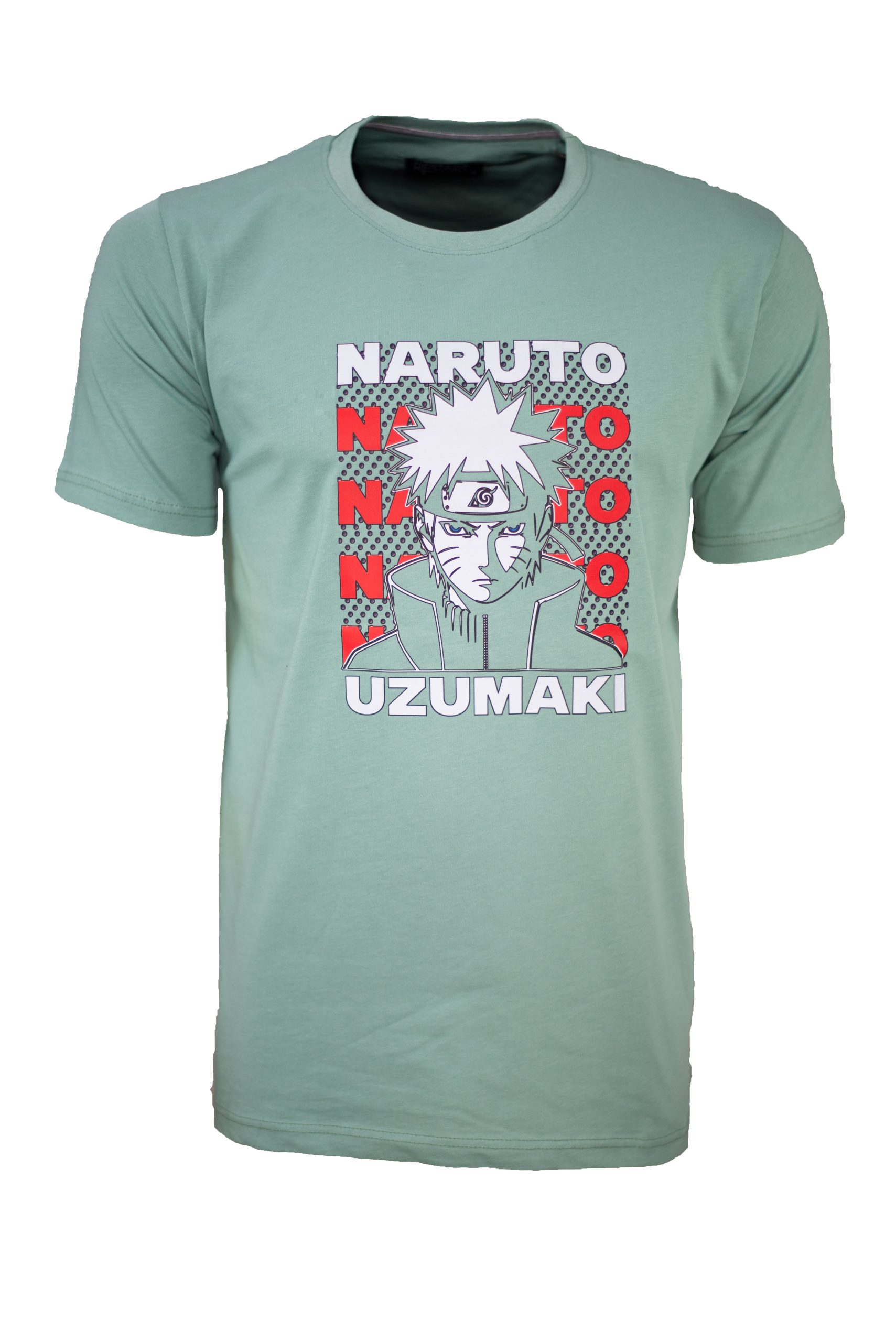 Ανδρικό t-shirt 100% βαμβακερό με anime print regular fit