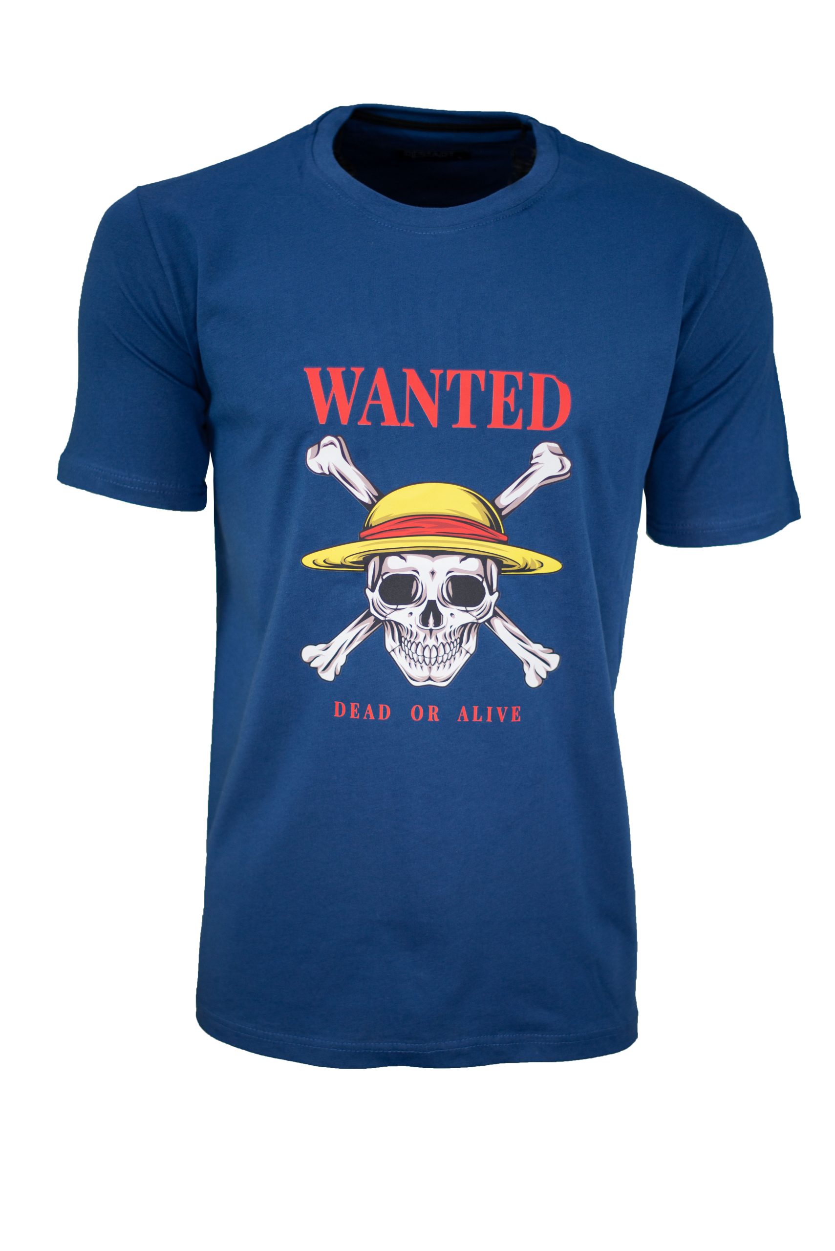 Ανδρικό t-shirt 100% βαμβακερό με anime print regular fit