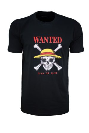 Ανδρικό t-shirt 100% βαμβακερό με anime print regular fit