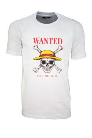 Ανδρικό t-shirt 100% βαμβακερό με anime print regular fit