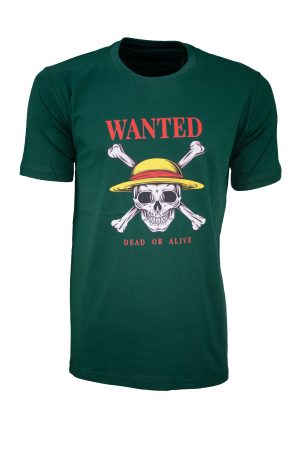 Ανδρικό t-shirt 100% βαμβακερό με anime print regular fit