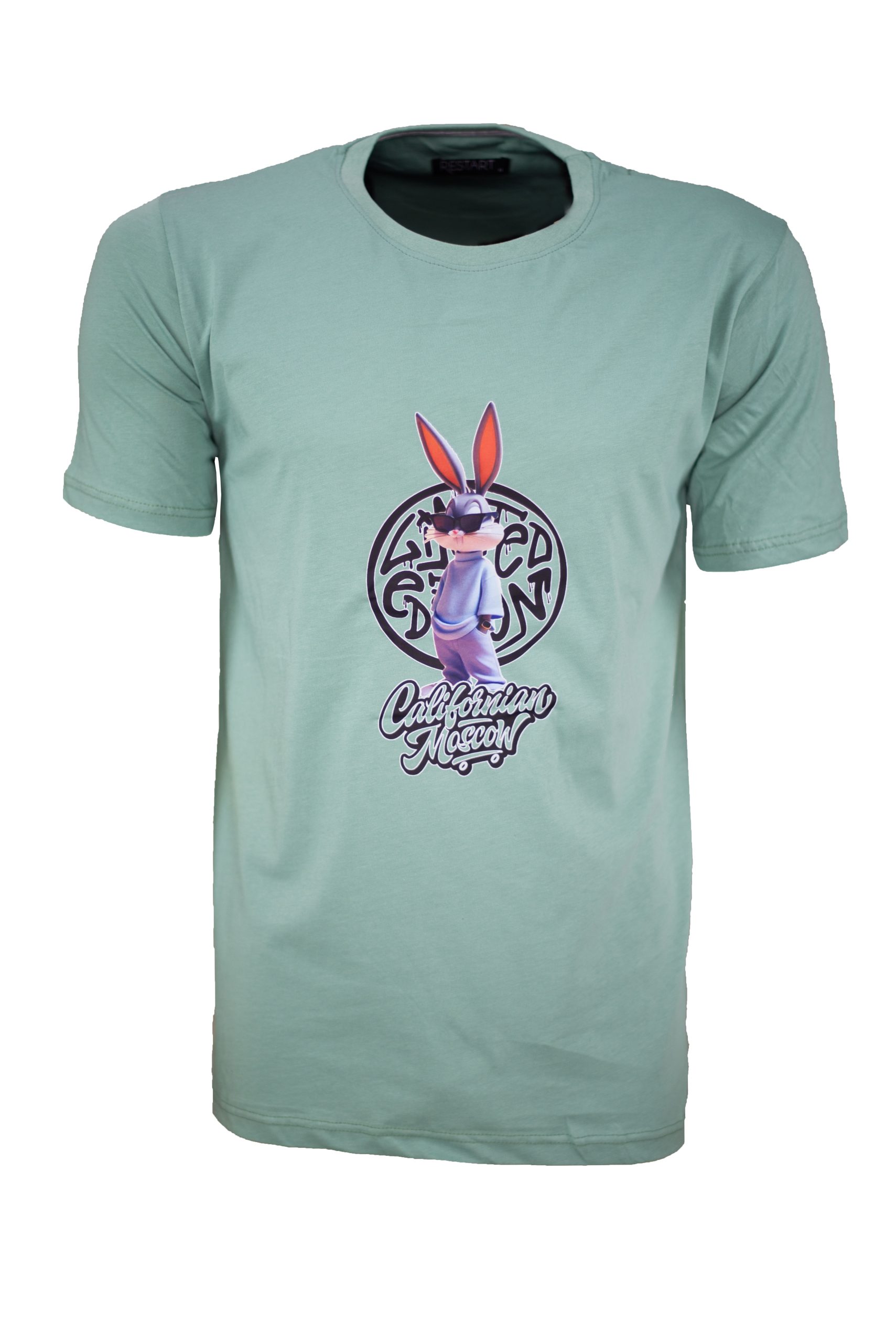 Ανδρικό t-shirt 100% βαμβακερό με anime print regular fit