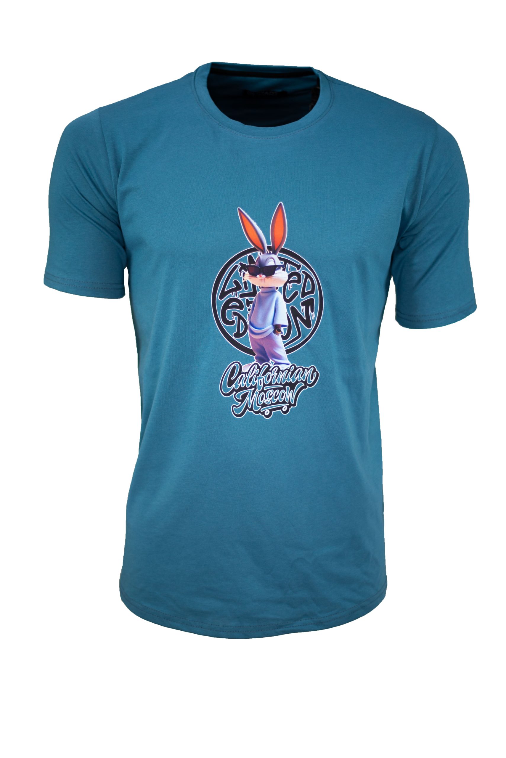 Ανδρικό t-shirt 100% βαμβακερό με anime print regular fit