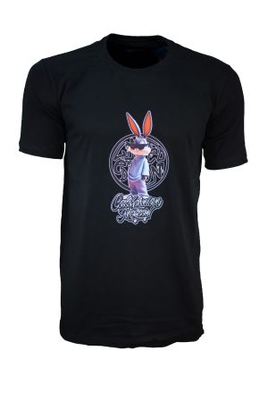 Ανδρικό t-shirt 100% βαμβακερό με anime print regular fit