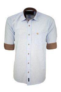 Πουκάμισο Regular 22pk-620 1 Ανδρικό πουκάμισο regular fit με κλασικό γιακά