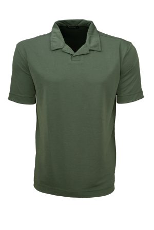 Ανδρικό polo μπλουζάκι slim fit με γιακά