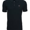 Ανδρικό polo μπλουζάκι slim fit με γιακά και κουμπιά