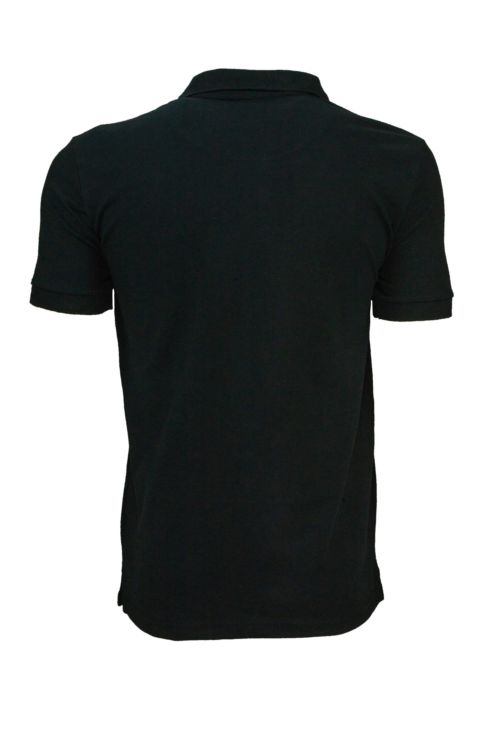 Ανδρικό polo μπλουζάκι slim fit με γιακά και κουμπιά