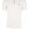 Ανδρικό polo μπλουζάκι slim fit με γιακά και κουμπιά