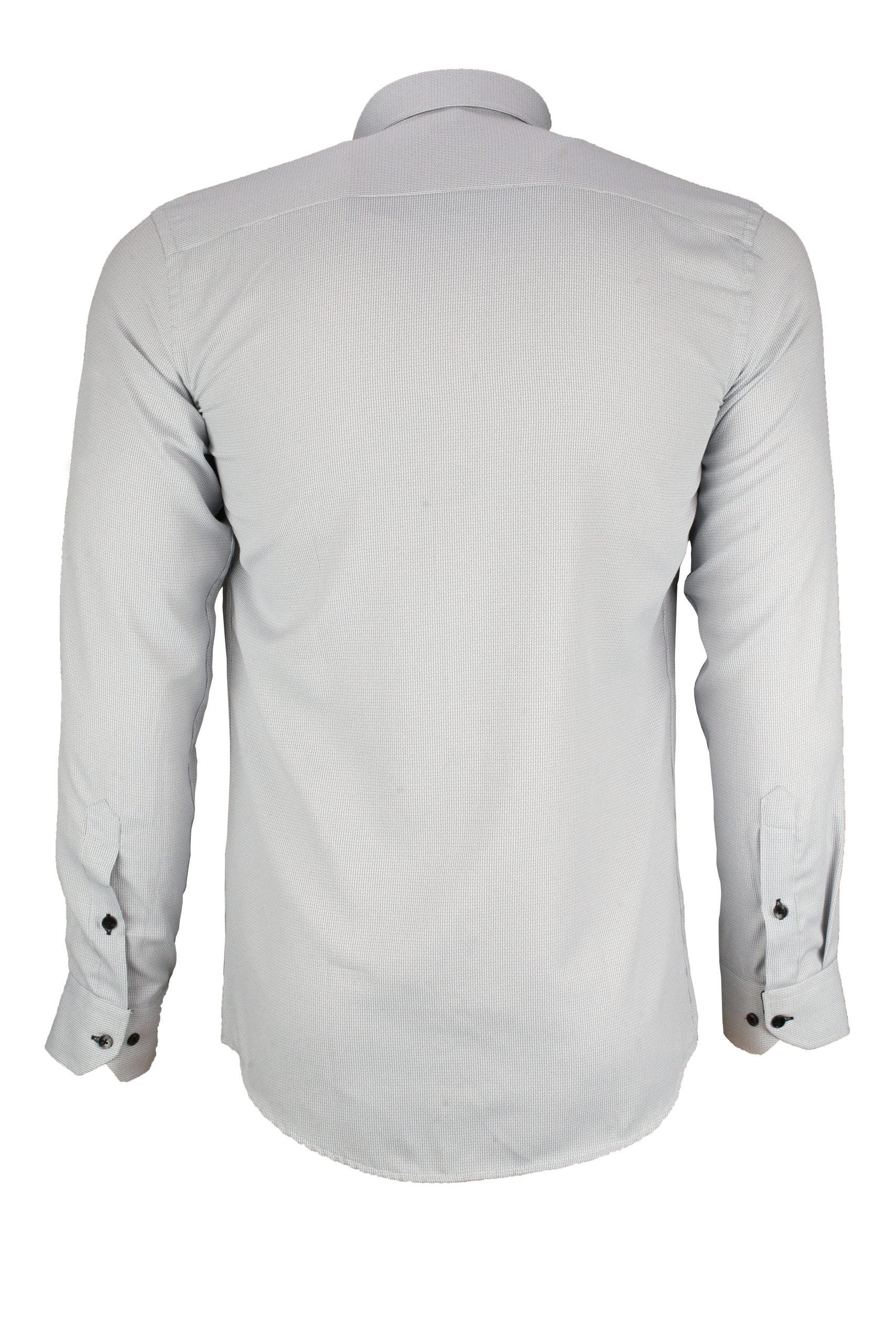 Ανδρικό πουκάμισο slim fit με κλασικό γιακά