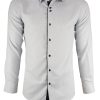 Ανδρικό πουκάμισο slim fit με κλασικό γιακά