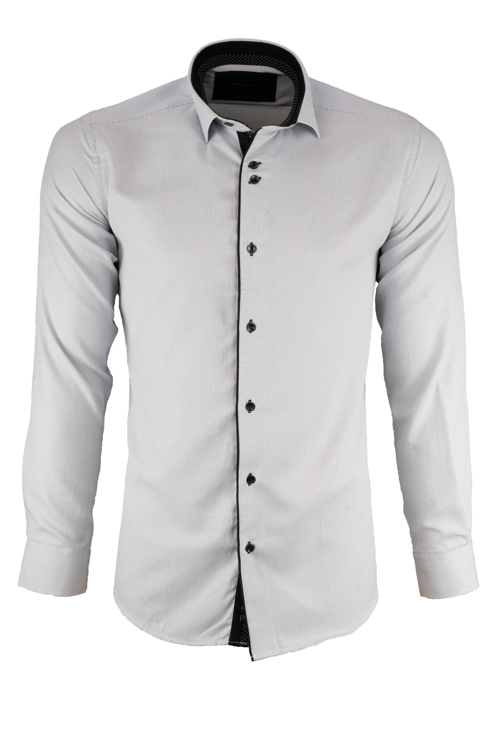 Ανδρικό πουκάμισο slim fit με κλασικό γιακά