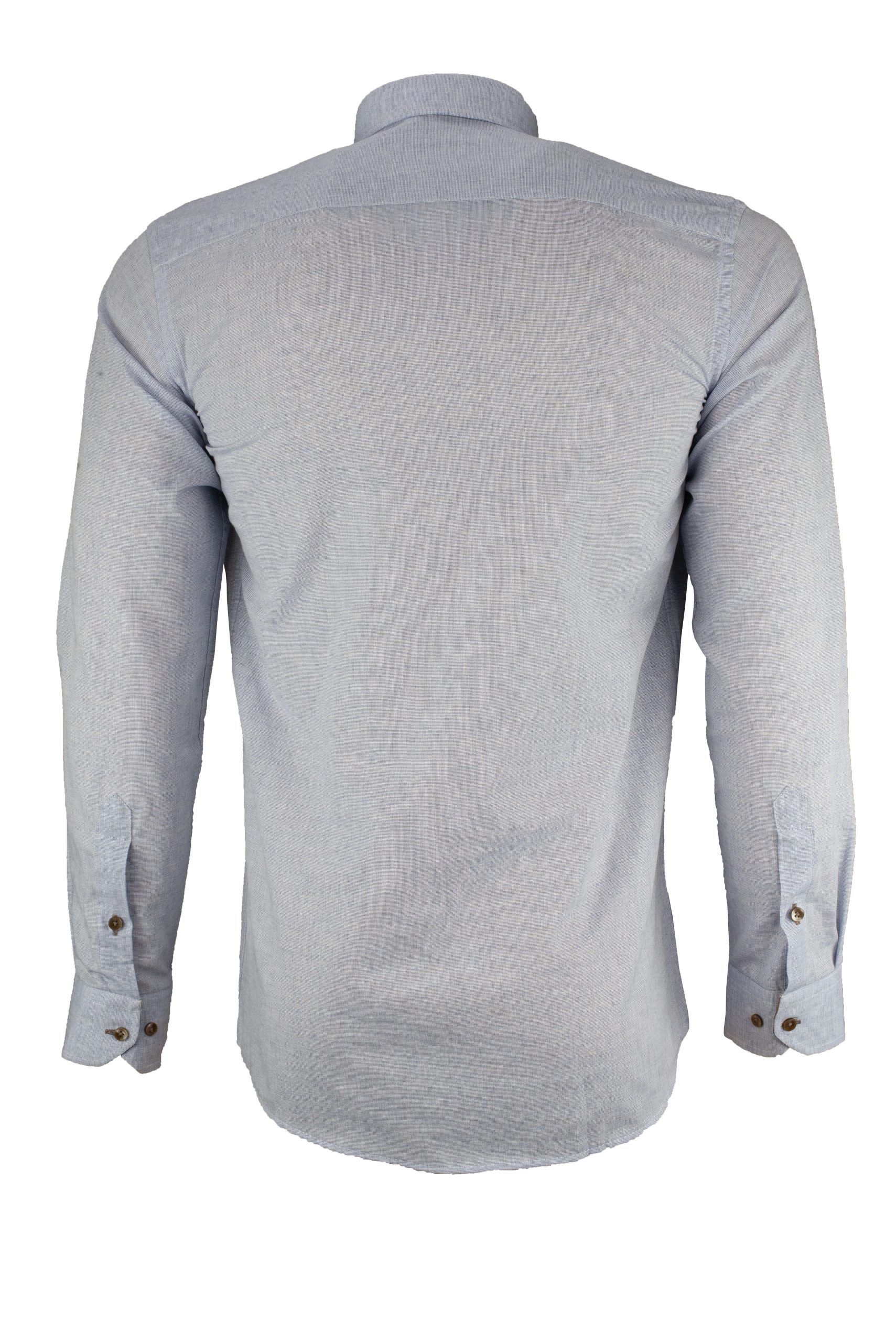 Ανδρικό πουκάμισο slim fit με κλασικό γιακά