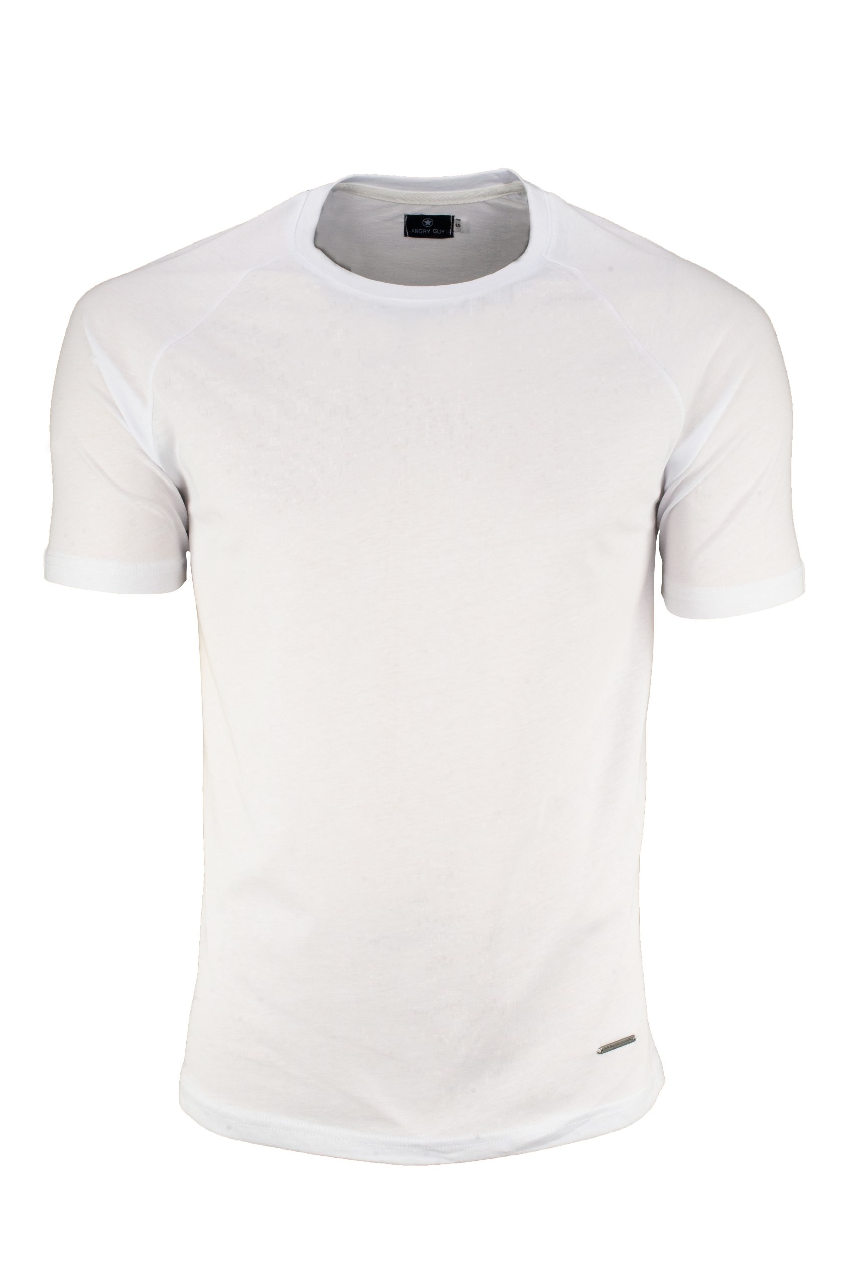 Ανδρικό t-shirt slim fit με στρογγυλή λαιμόκοψη