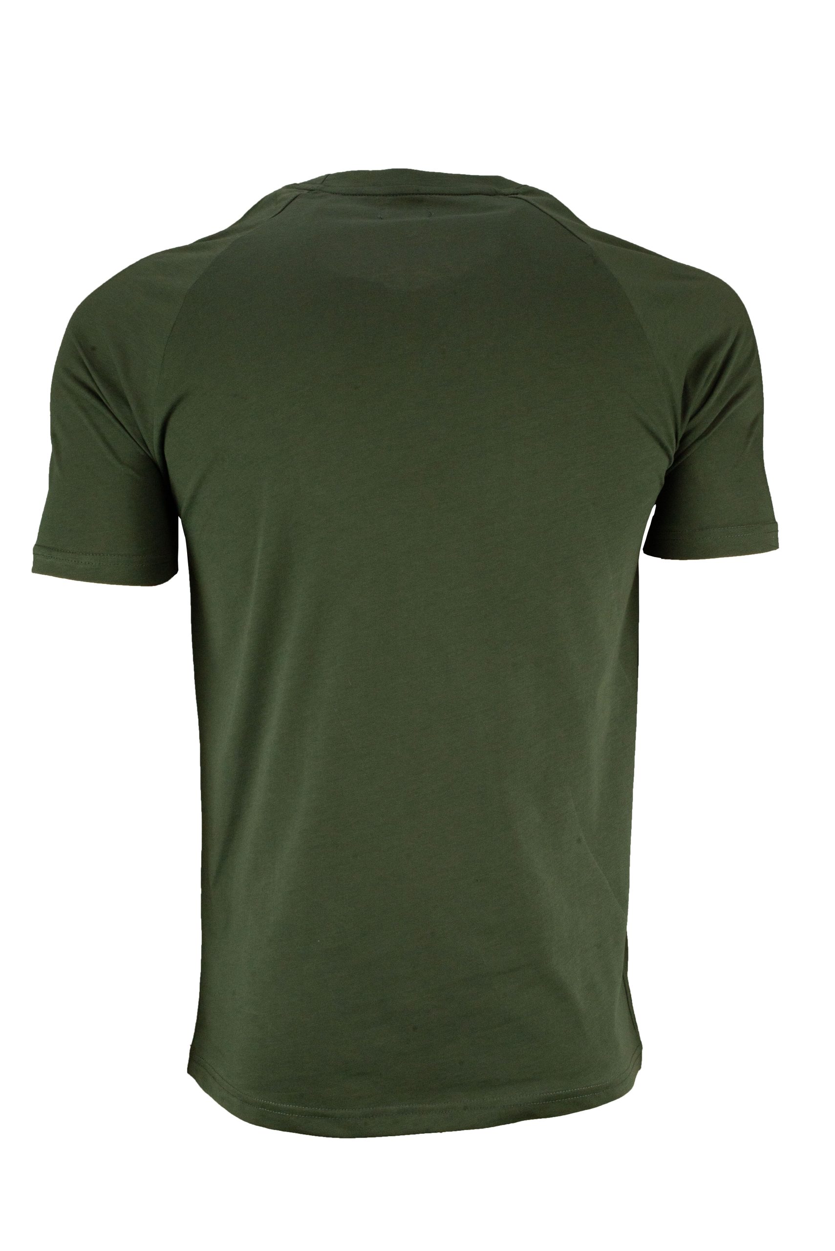 Ανδρικό t-shirt slim fit με στρογγυλή λαιμόκοψη