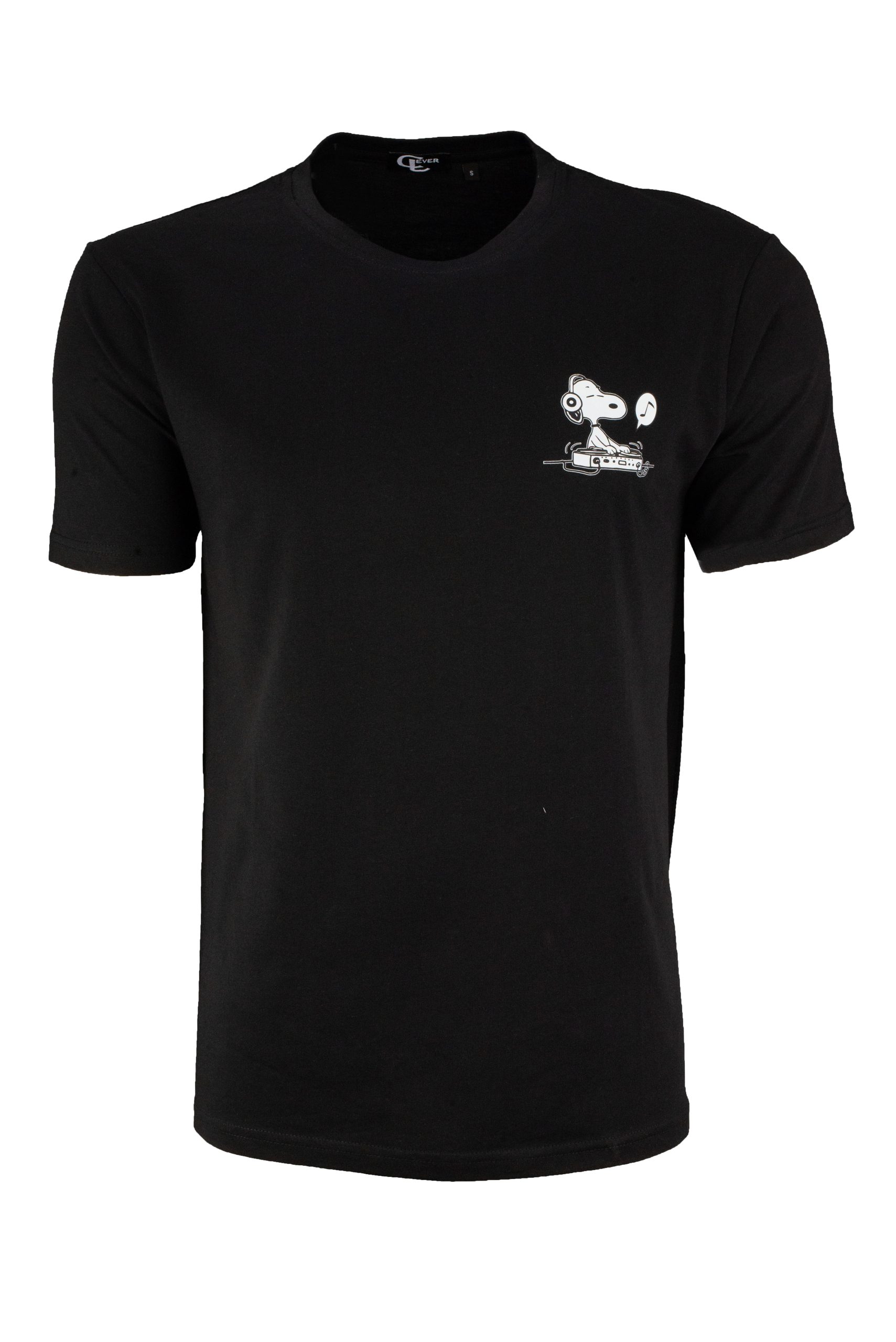 Ανδρικό t-shirt με print στην πλάτη Peanuts Snoopy streetwear