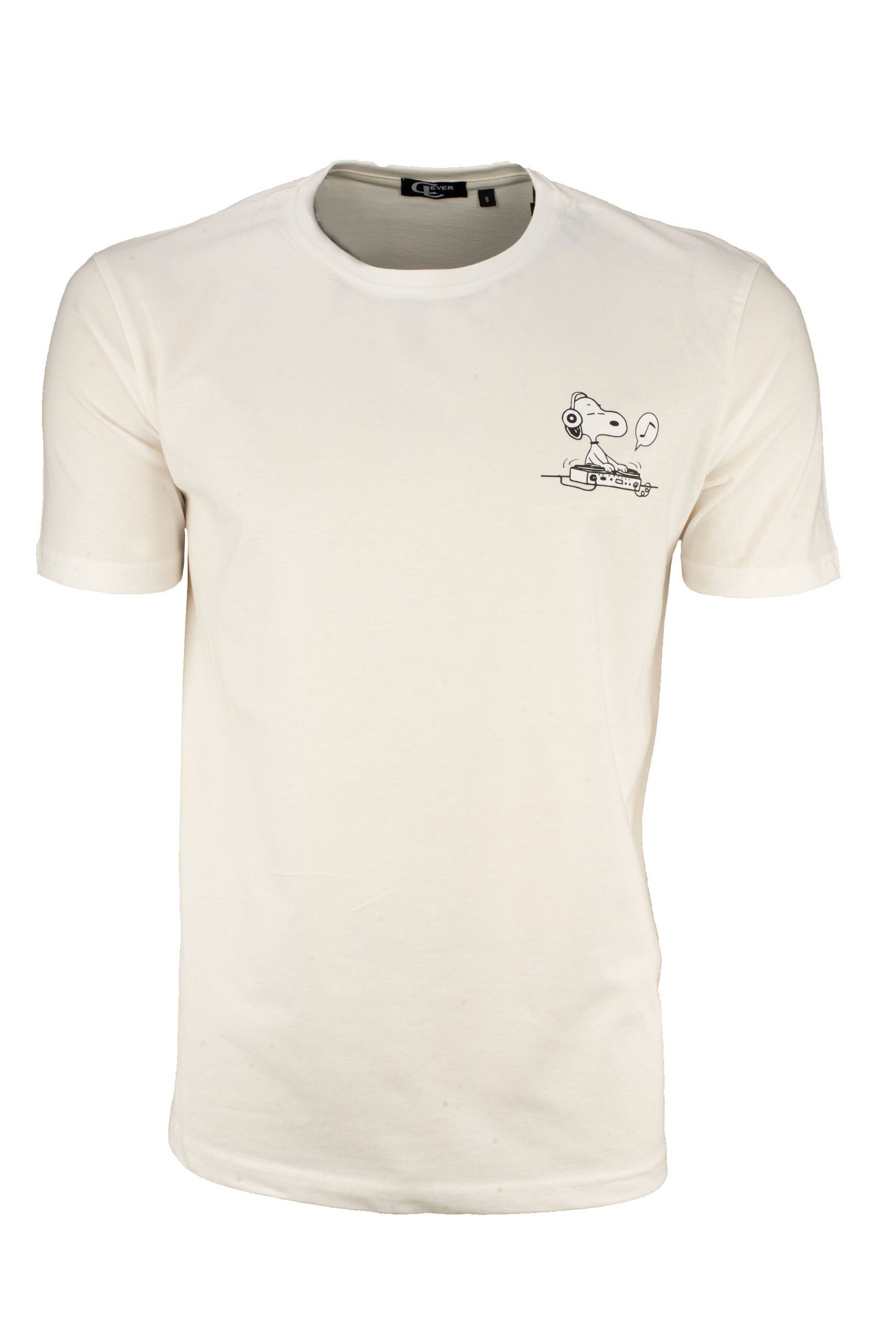 Ανδρικό t-shirt με print στην πλάτη Peanuts Snoopy streetwear