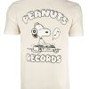 Ανδρικό t-shirt με print στην πλάτη Peanuts Snoopy streetwear