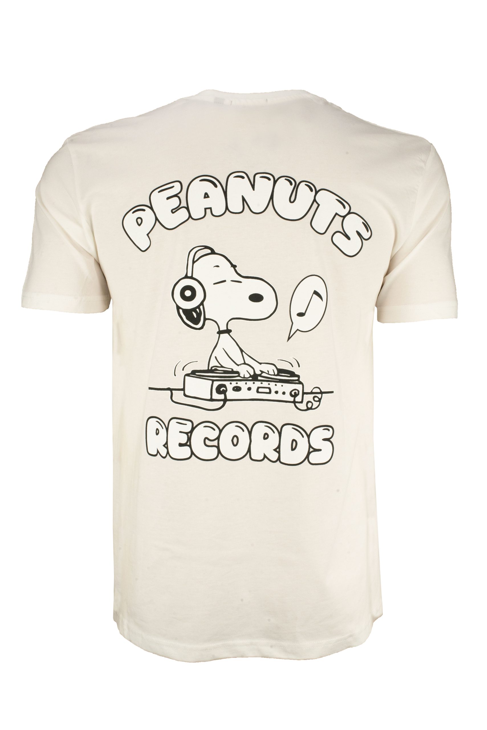 Ανδρικό t-shirt με print στην πλάτη Peanuts Snoopy streetwear