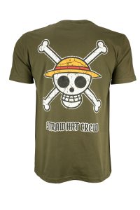 Ανδρικό t-shirt με print στην πλάτη One Piece streetwear