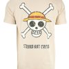 Ανδρικό t-shirt με print στην πλάτη One Piece streetwear