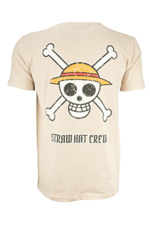 Ανδρικό t-shirt με print στην πλάτη One Piece streetwear