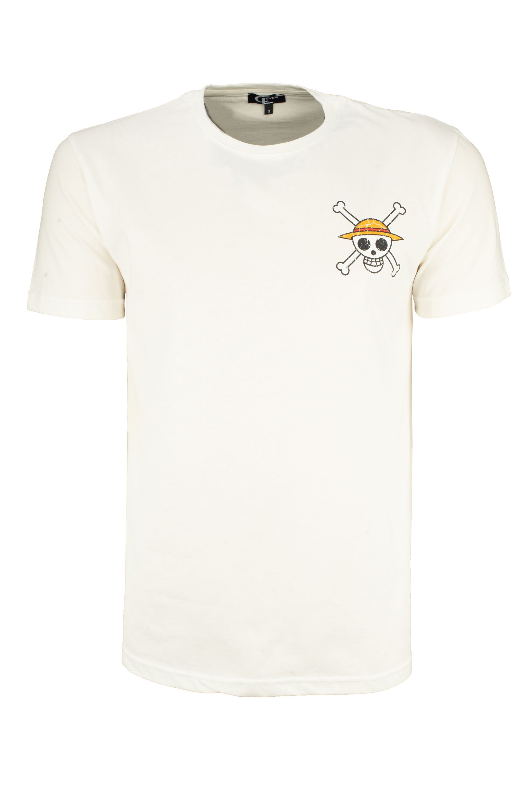 Ανδρικό t-shirt με print στην πλάτη One Piece streetwear