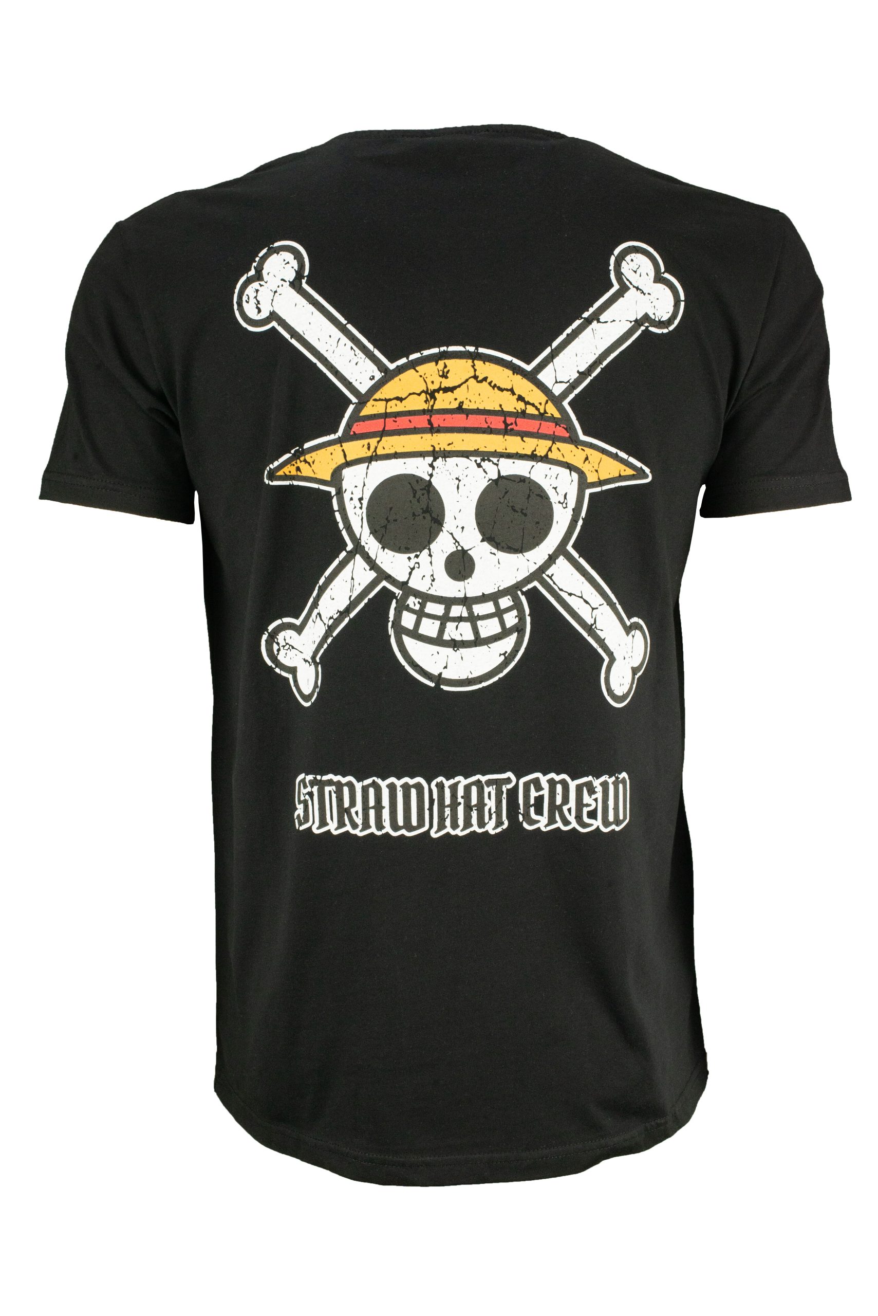 Ανδρικό t-shirt με print στην πλάτη One Piece streetwear